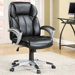 Contemporary Faux High-Back Leather Office Task Chair