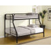 Falls City Twin over Full Bunk Bed with Built-In Ladder