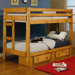 Navarro Twin over Twin Bunk Bed with Built-In Ladder and Storage