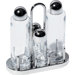 Miniature Condiment Set in Mirror Polished by Ettore Sottsass