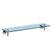 Latitude II Glass Vanity Shelf in Chrome