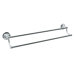 Tiara Double Towel  Bar in Chrome