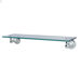 Tiara Glass Vanity Shelf in Chrome