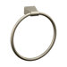 Bleu Towel Ring in Satin Nickel