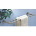 Channel Double Towel Bar in Satin Nickel