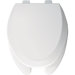 Elongated Commercial Open Front Molded Wood Toilet Seat with Top-Tite Hinges