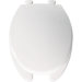 Easy Clean Elongated Plastic Toilet Seat