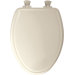 Elongated Molded Wood Toilet Seat with Whisper-Close with Easy Clean and Change Hinges
