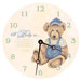 Baby Bear Round Clock
