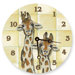 Giraffe Round Clock