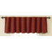 Room Darkening Backtab Window Valance in Sangria