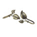 Modern Ivy Holdback / Tieback in Antique Brass (Set of 2)