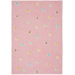 Carousel Pink Dots Kids Rug