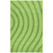 Transitions Light Green/Green Waves Rug