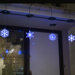 6" 4-Piece Individual Solar Hanging LED Solar Tree Light Set in Blue and White