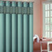 Rania Shower Curtain in Aqua Blue