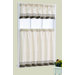 Orbit Faux Silk Kitchen Curtain Set
