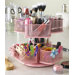Cosmetic Organizing Carousel in Powder Coated Pink