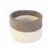 17cm Geh&auml;kelter Korb "Allround" in Beige / Braun