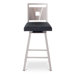 Jackson 30" Barstool with Stainless Steel Backrest