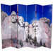 6 Feet Tall Double Sided Monuments Canvas Room Divider