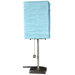 17 Inch Yoko Lamp in Aqua Blue Shade