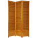 7 Feet Tall Wooden Shutter Screen in Honey