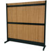6 1/4 Feet Tall Take Room Divider in Black