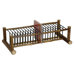 Japanese Bamboo Horizontal Multimedia Tabletop Storage Rack