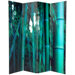 Double Sided Bamboo Tree Canvas 4 Panel Room Divider