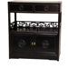 Long Life Display Cabinet in Antique Black