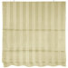 36" Striped Roman Retractable Blinds in Soft Cream
