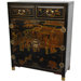 2 Drawer Chest in Black Lacquer
