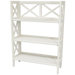 Architectural Bookcase Shelf Unit in White