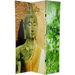 Draped Buddha Double Sided Canvas Room Divider