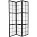 Mado Traditional Asian Room Divider in Black