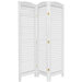 72" Classic Venetian Room Divider in White