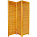 Wooden Shutter Room Divider in Honey