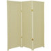 Tall Woven Fiber Room Divider in Cream