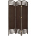 5.5" Tall Fiber Weave Room Divider in Dark Mocha