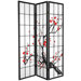 Flower Blossom Room Divider in Black