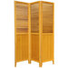 Beadboard 3 Panel Room Divider in Honey