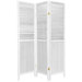 Beadboard 3 Panel Room Divider in White