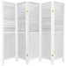 Beadboard 5 Panel Room Divider in White