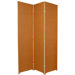 Special Edition Woven Fiber 3 Panel Room Divider in Rust