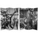 Tall Double Sided Elvis Presley Acoustic Canvas Room Divider