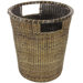 Rattan Desk Wastebasket