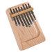 Eight Note Cherry Dished Thumb Piano