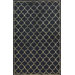 Greenwich Lattice Black Rug