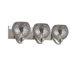 North Bay Three Light Bath Bar in Satin Nickel